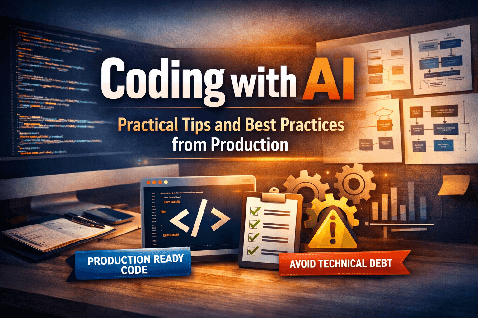 Coding with AI: Practical Tips and Best Practices from Production cover image